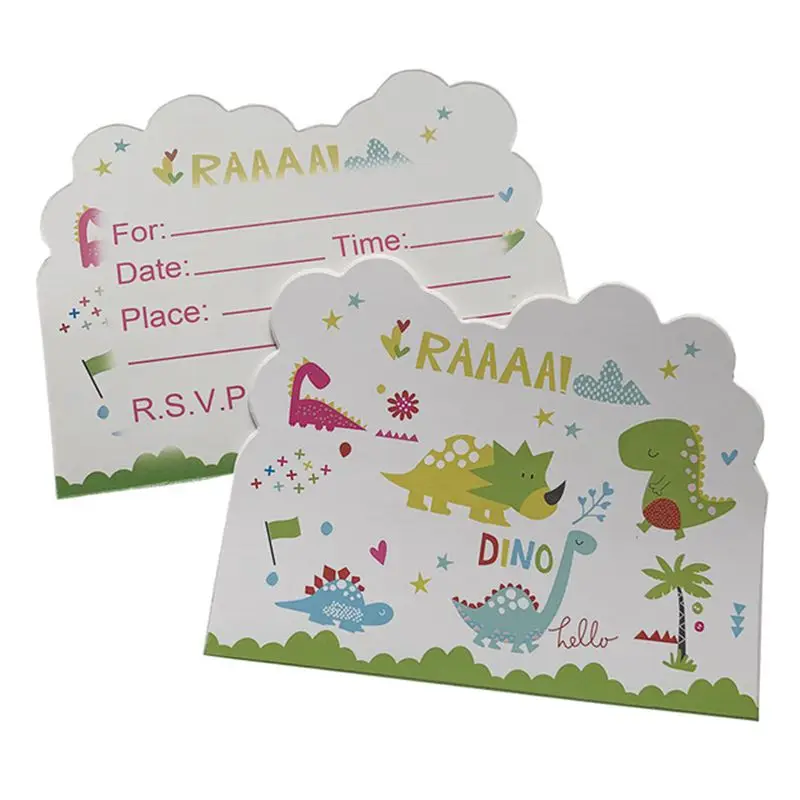 Invitation Card for Kids Favor, White Football, Event Party, Wedding Greeting Card, Boy Birthday Party Paper, Card Supply, 10Pcs