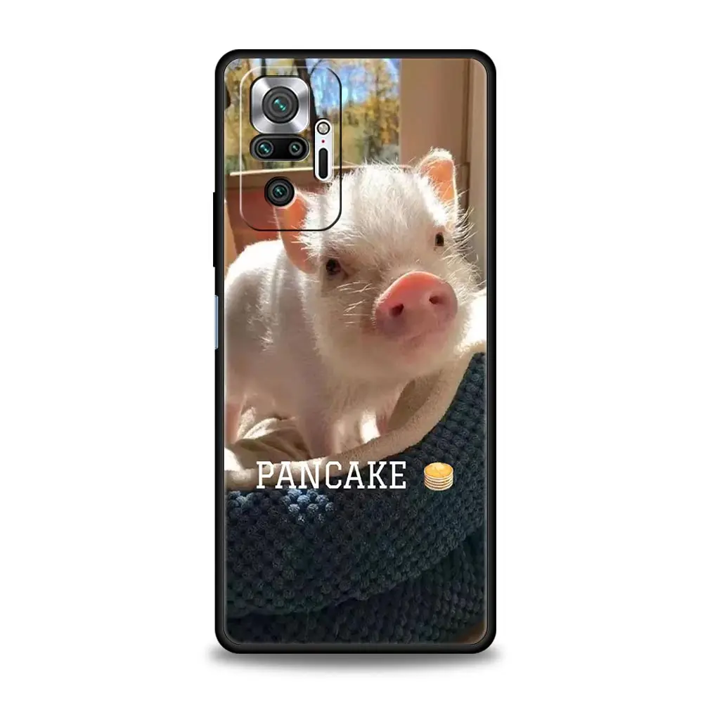 Cute Little Pink Pig Soft TPU Phone Case Cover