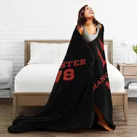 Devils Of Manchester, Manchester Is Red, Glory Glory United Blankets Fleece Sofa Throw Blankets For Home Bedroom Office Quilt 1