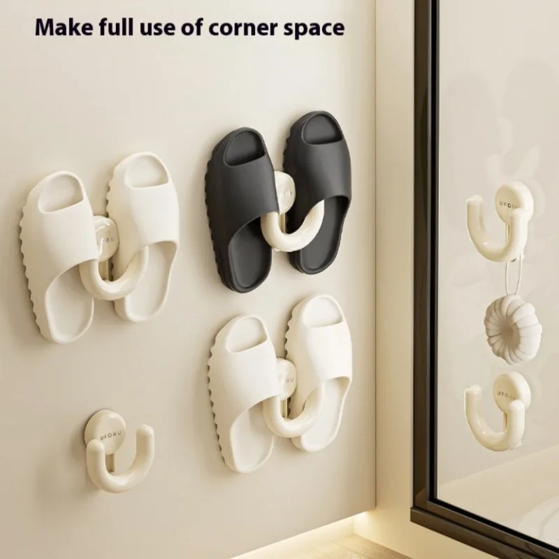 Suction Cup Hook Vacuum Press Strong Wall Hanging No Punching 5kg Load-bearing Suction Cup Sticky Hook Behind Bathroom Door 6