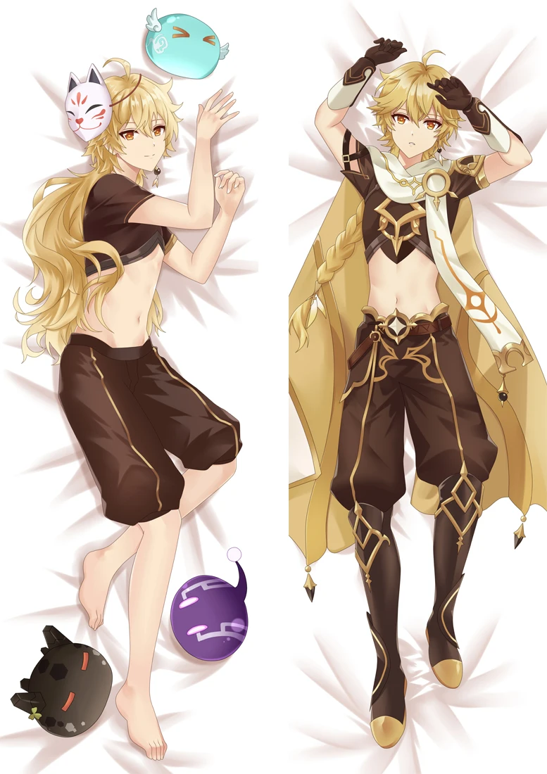 

Game Impact Aether Cosplay Dakimakura Pillow Case Hugging Body Prop