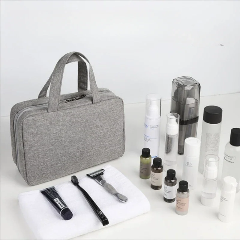 ZEXEF Travel Organizer Hanging Toiletry Bag Men Bathroom Large Portable Storage Box Waterproof Cosmetic Case for Makeup Women 4