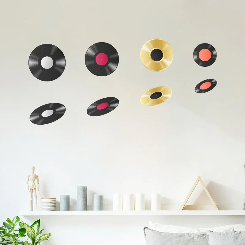 Классическая цельная виниловая наклейка на стену с мультяшным дизайном для персонализированного украшения произведений искусс...