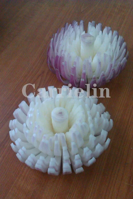 ONION FLOWER CUTTER Onion Flower Blooming Onion Cutter Blooming Onion  Machine Cut Onions Onion Cutter Food Cutters Appetizers Foodie Gifts 