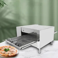 Chain Pizza Oven Tracked Pizza Oven Electric Commercial Oven Digital Display Automatic Baking NP-10 1