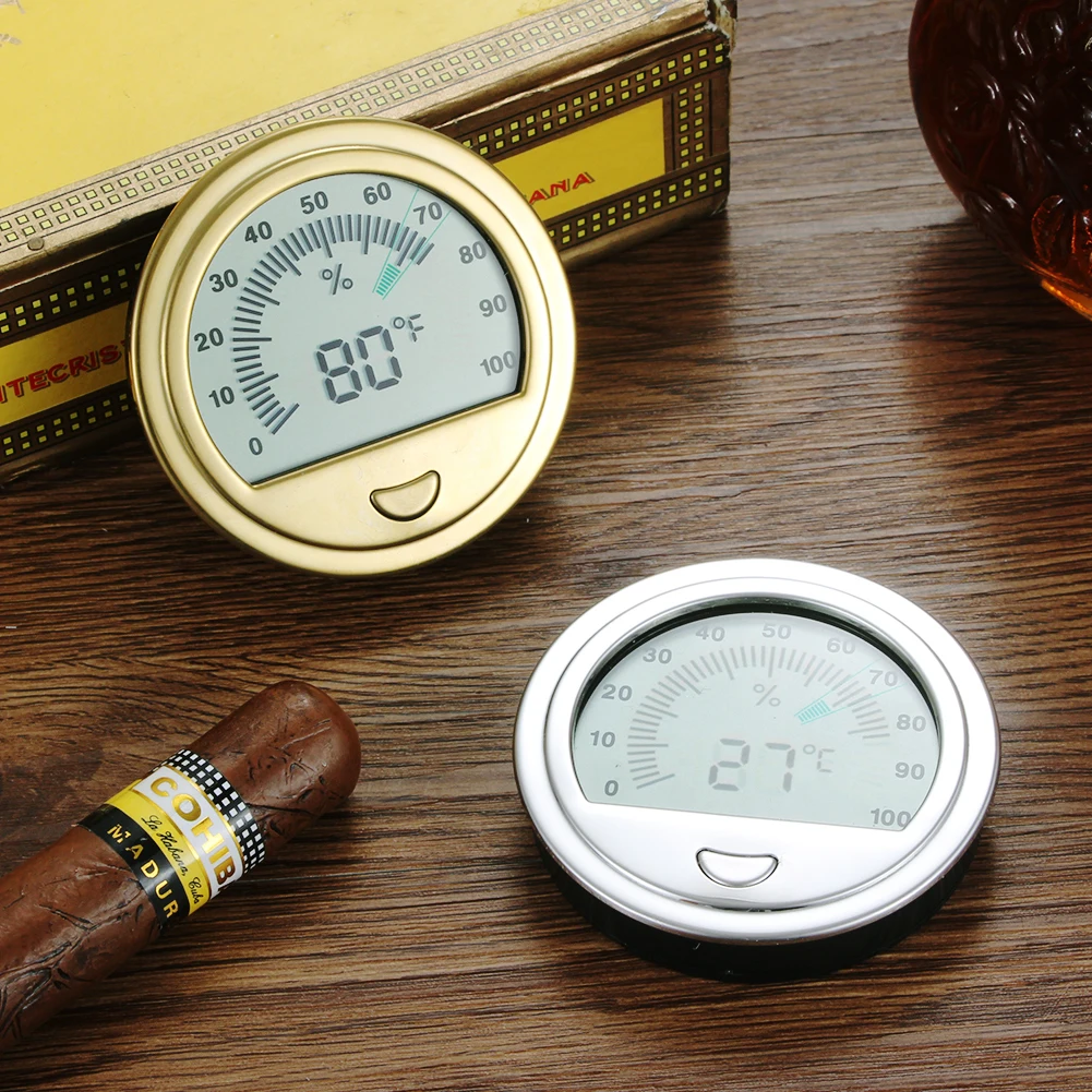 GALINER Mini Cigar Hygrometer Portable Accurate Humidor Accessories