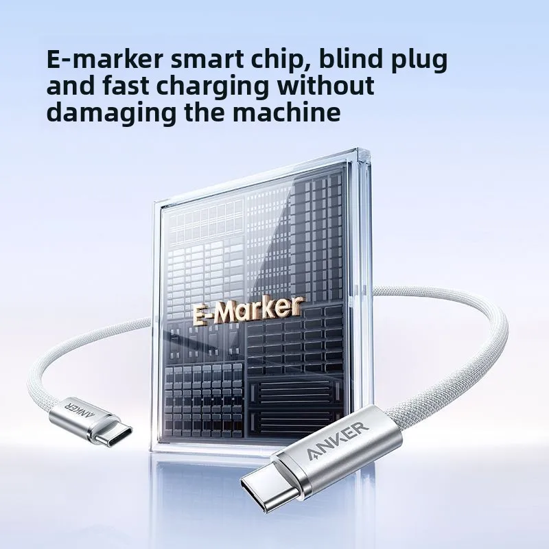 ANKER 140W 데이터 케이블 타입C 충전 케이블 더블 헤드 PD3.1 애플 17 화웨이 맥북 호환