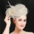 Bridal Wedding Red Hats Fascinators For Woman Church Cocktail Tea Party Sinamay Feather Veil Headdress Elegant Derby Cap 2023 9