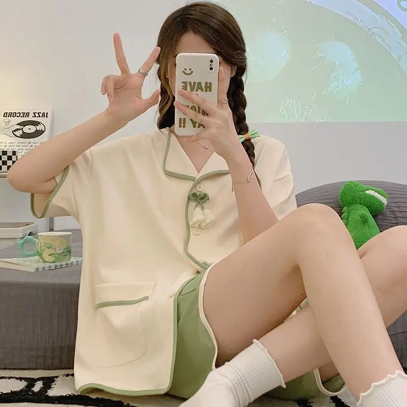 Рисунок 5 - Летняя Пижама, топ с коротким рукавом и шорты