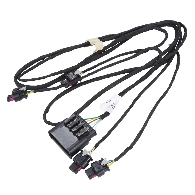 Car Front Bumper Parking Sensor Wiring Harness PDC Cable Black ABS For BMW 5 Series G30 G31 -