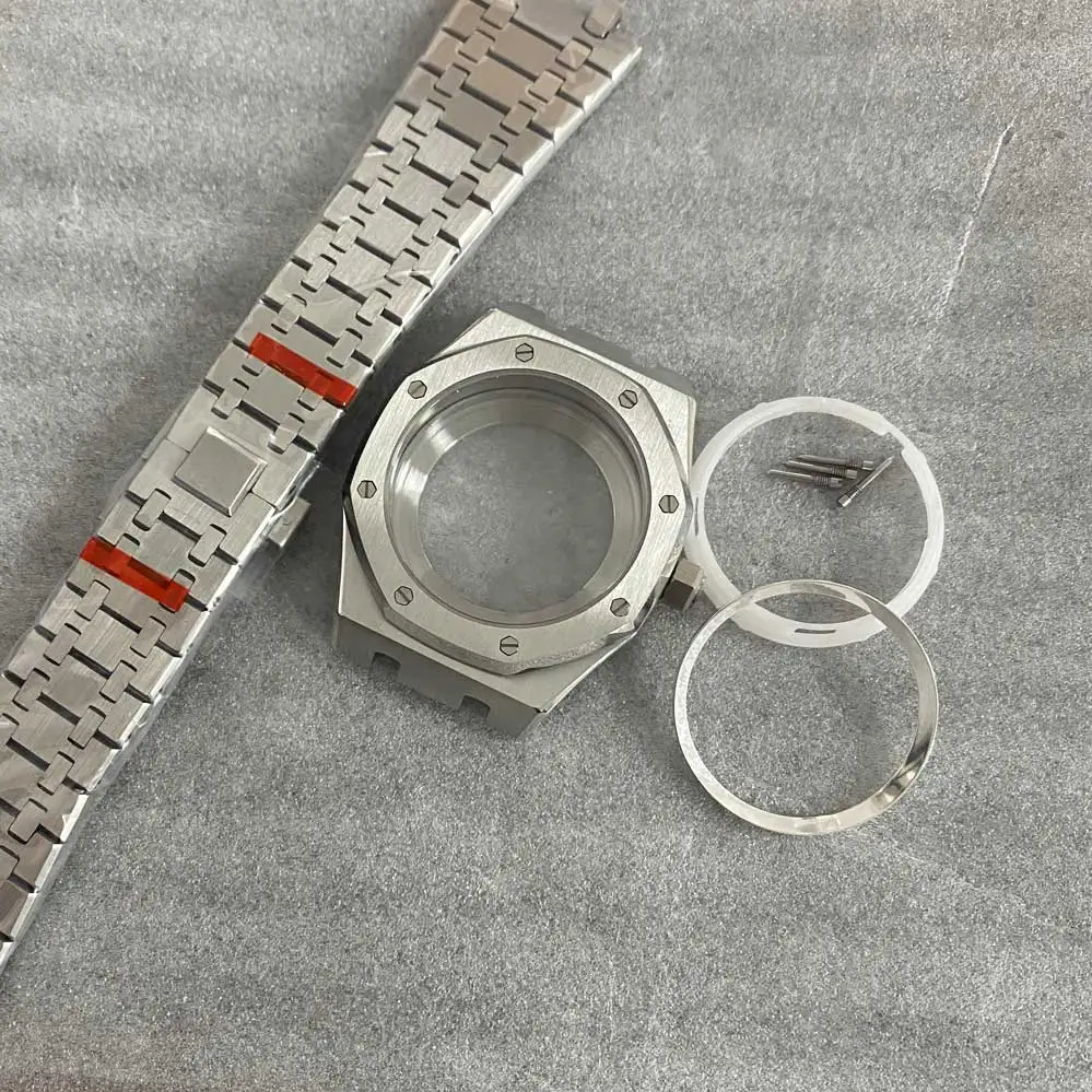 Boîtier Et Bracelet 20mm Pour Mouvement Mécanique NH35/NH36 - Acier Inox, Multicolore - Montre DIY Ou Remplacement