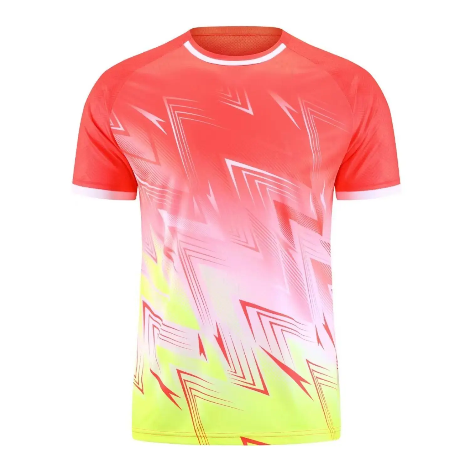 Summer Table Tennis Badminton Training Camp Sports 3D Printed Short Sleeved T-shirt Quick Drying