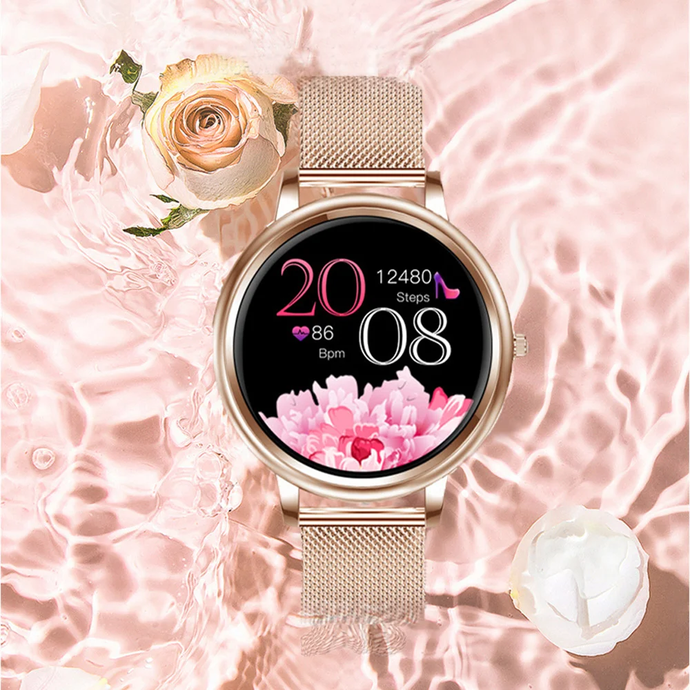 2022 Smart Watch For Women Full Touch Fashion Waterproof Smartwatch