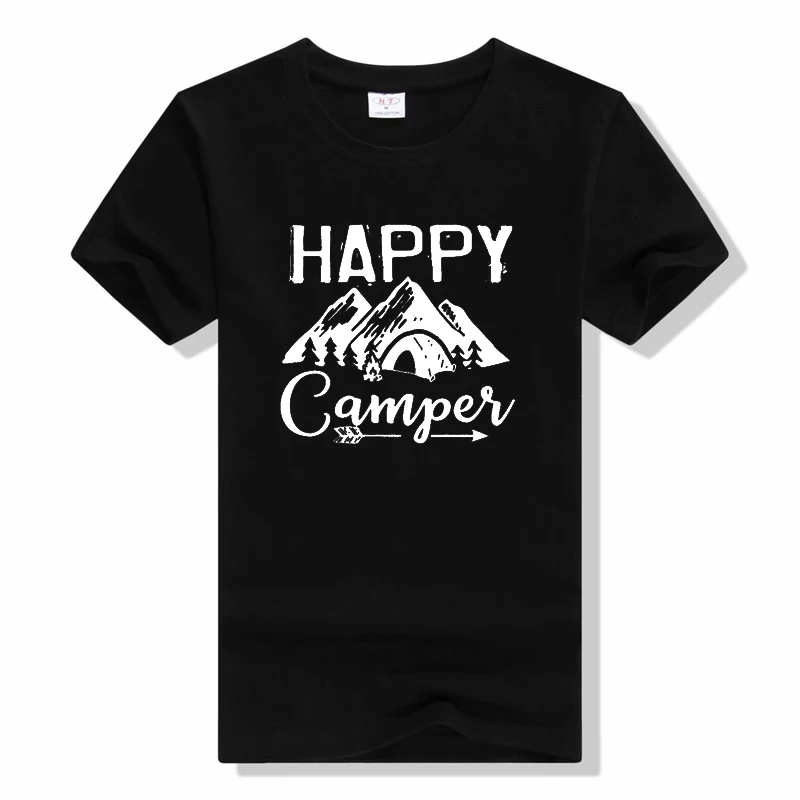 Happy Camper Printed Short Sleeve T-shirt 2