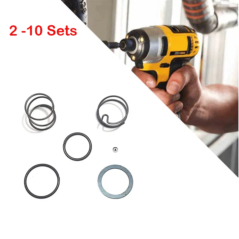 2-10 Set Per Kit Molla Dewalt 6 Pezzi Riparazione Utensili Elettrici Dcf885 Dcf886 Kit Molla Chiave A Percussione Installazione Completa