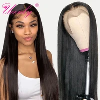200 Density 13x4 13x6 HD Lace Frontal Human Hair Wigs Straight 360 Lace Frontal Wig PrePlucked 5x5 Closure Lace Wig Remy Hair 1