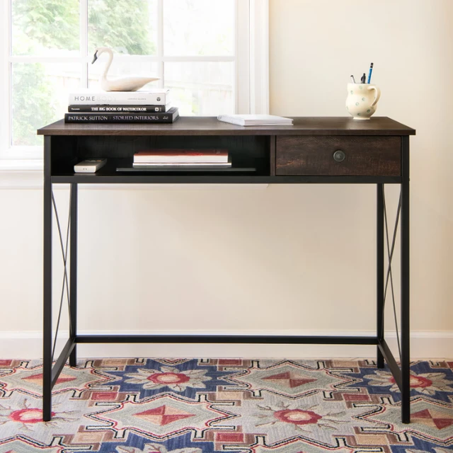 Industrial secretary desk best sale