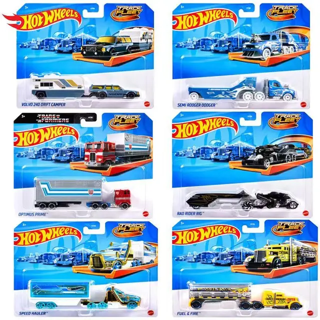 Hot Wheels トランスフォーマー　3点セット Hot Wheels X Transformers Optimus Prime Truck Fleet Jff66
