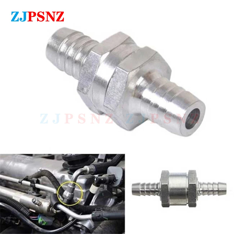Aluminium Alloy Fuel Check Valve 6/8/10/12mm For Petrol Diesel Carburettor Car Vacuum Hose Oil Water Pumps