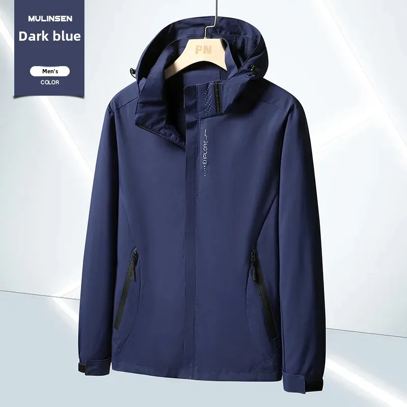 Spring Autumn Men's Outdoor Climbing Jacket Waterproof Windproof Single Layer Mountaineering Suit Women's Windbreaker men jacket,camping jacket,climbing suit