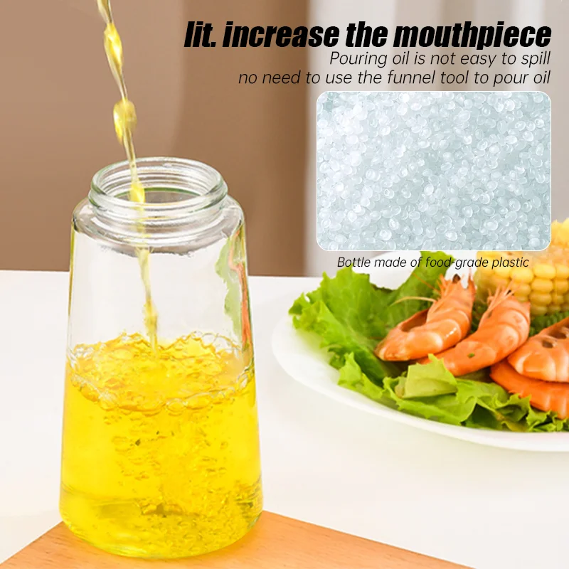 Dual Purpose Glass Oil Bottle Kitchen Spray Oil Sprayer Bottle Kitchen Oils Spray Can Leakproof Oil Spray Bottle Household