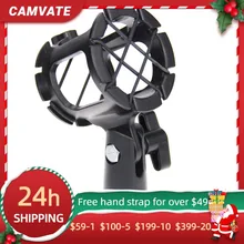 

CAMVATE Camera Universal 90° Tilt Microphone Holder Bracket/Microphone Suspension Shock Mount With Cold Shoe Mount For Boompoles