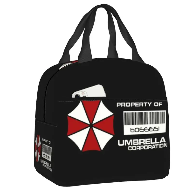 

Женская сумка для ланча Umbrella Corporation, портативная термоизолированная коробка для ланча для детей, школьная многофункциональная коробка для еды