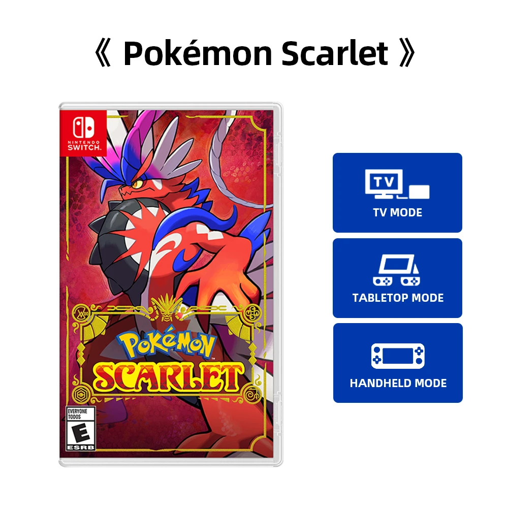 Nintendo Swtich-Pokemon Violet / Pokemon Scarlet- for Switch OLED Lite Games Cartridge Physical Card