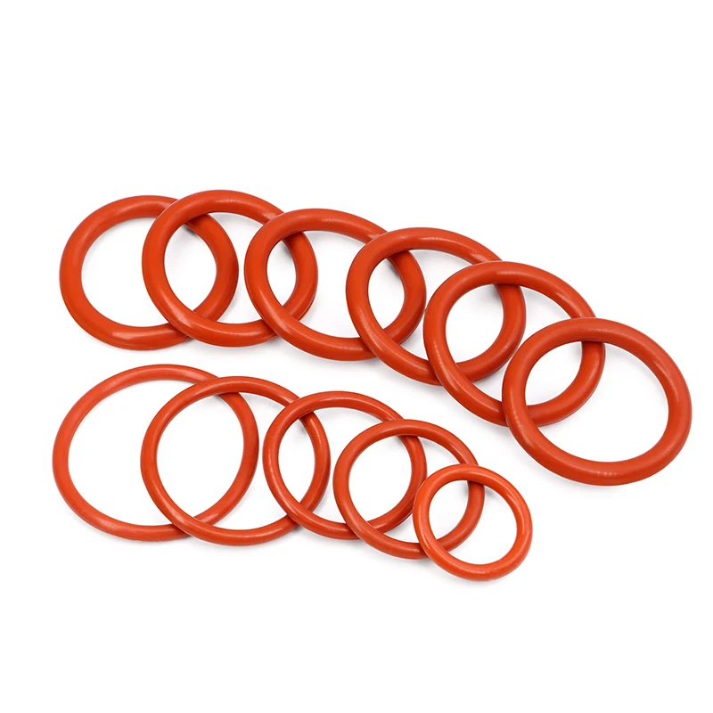 10-Piece High-Temperature Silicone O-Ring Set - Versatile Pressure Cooker Seals