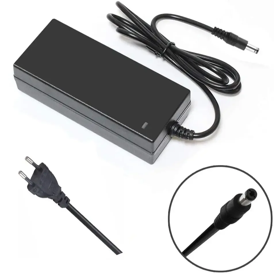 36V Smart Lithium Battery Charger DC42V 2A 5.5x2.1mm For 10 Series 36V 8AH 9AH 10AH 12AH 20AH With Led Indicator EU US Plug