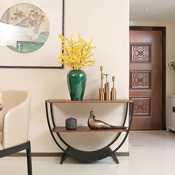 Con contenitore Consolle chic Consolle da soggiorno di lusso estetico vintage Tavolo da corridoio Console alla moda Meuble Mobili per la casa