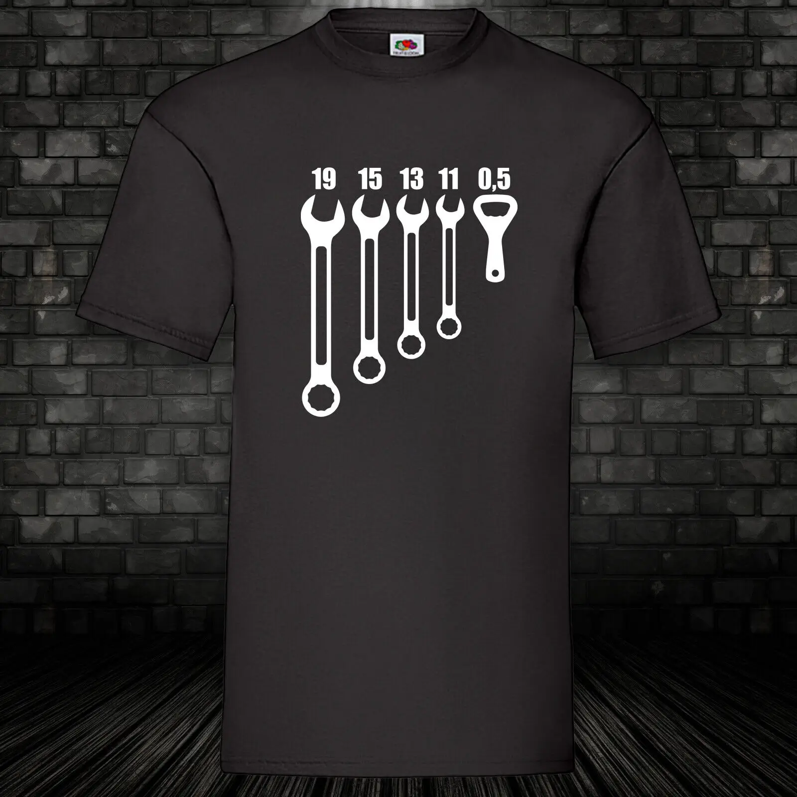 Camicia Da Lavoro Officina Birra Chiave T-Shirt Divertente Camicia Birra Cult S-5Xl