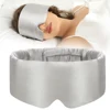 100% Mulberry Silk Sleeping Mask Eyepatch Blocking Light Eyemask Soft Padded Travel Sleeping Aid for Sleep Patch Slaapmasker 1