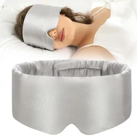 100% Mulberry Silk Sleeping Mask Eyepatch Blocking Light Eyemask Soft Padded Travel Sleeping Aid for Sleep Patch Slaapmasker 1