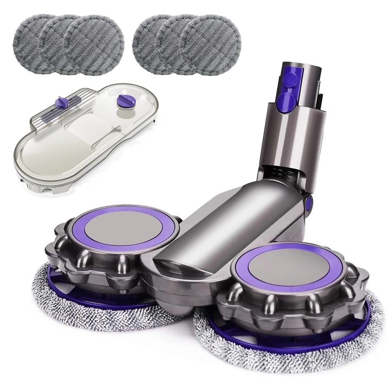 

A06I Electric Floor Head For Dyson V7 V8 V10 V11 Vacuum Cleaner Parts Wet Dry Mopping Head With Water Tank Mop Head Mop Pads