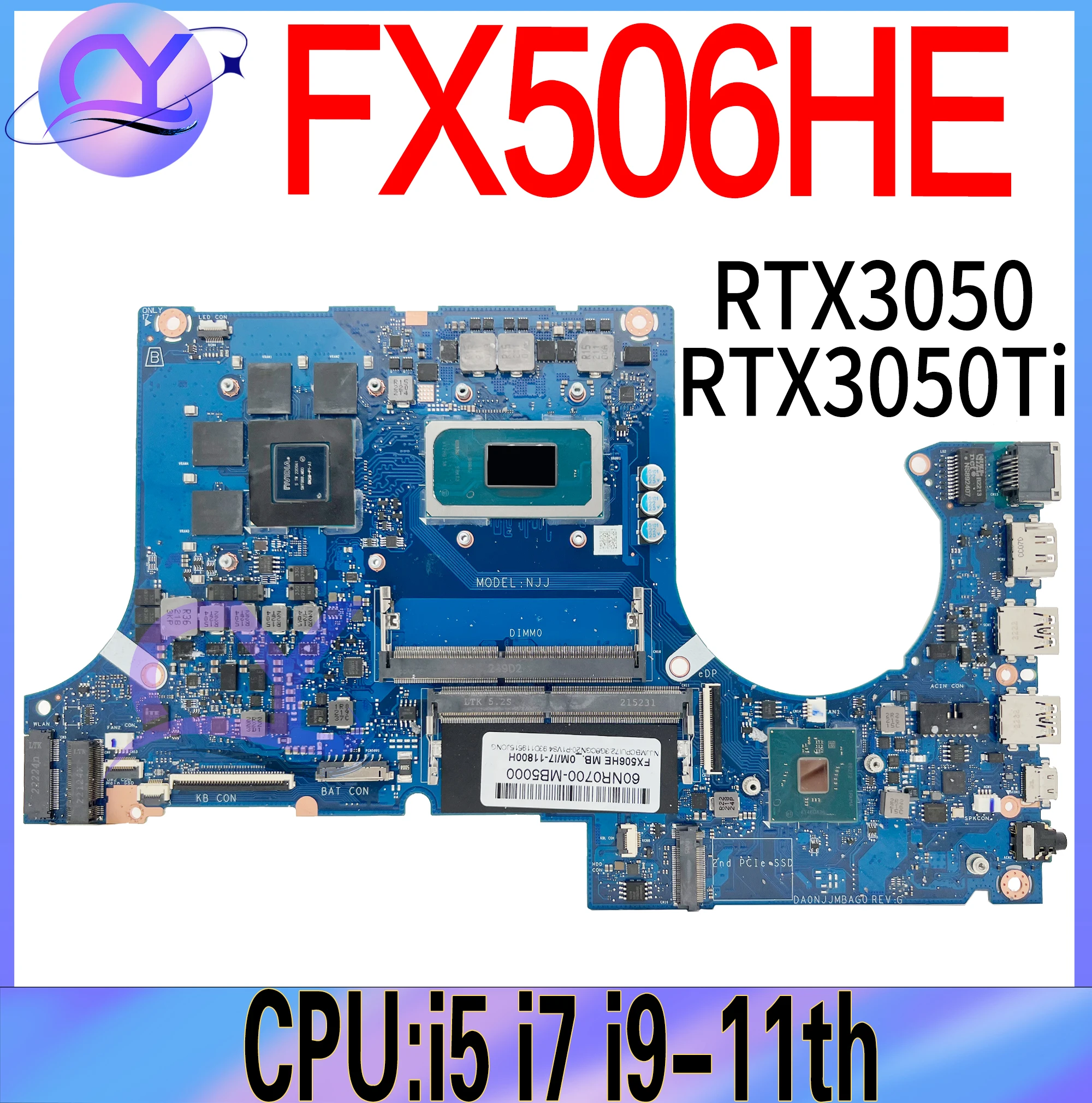 Motherboard-Laptop-FX506H-UNTUK-ASUS-TUF-F15-FX506HC-FX506HE ...