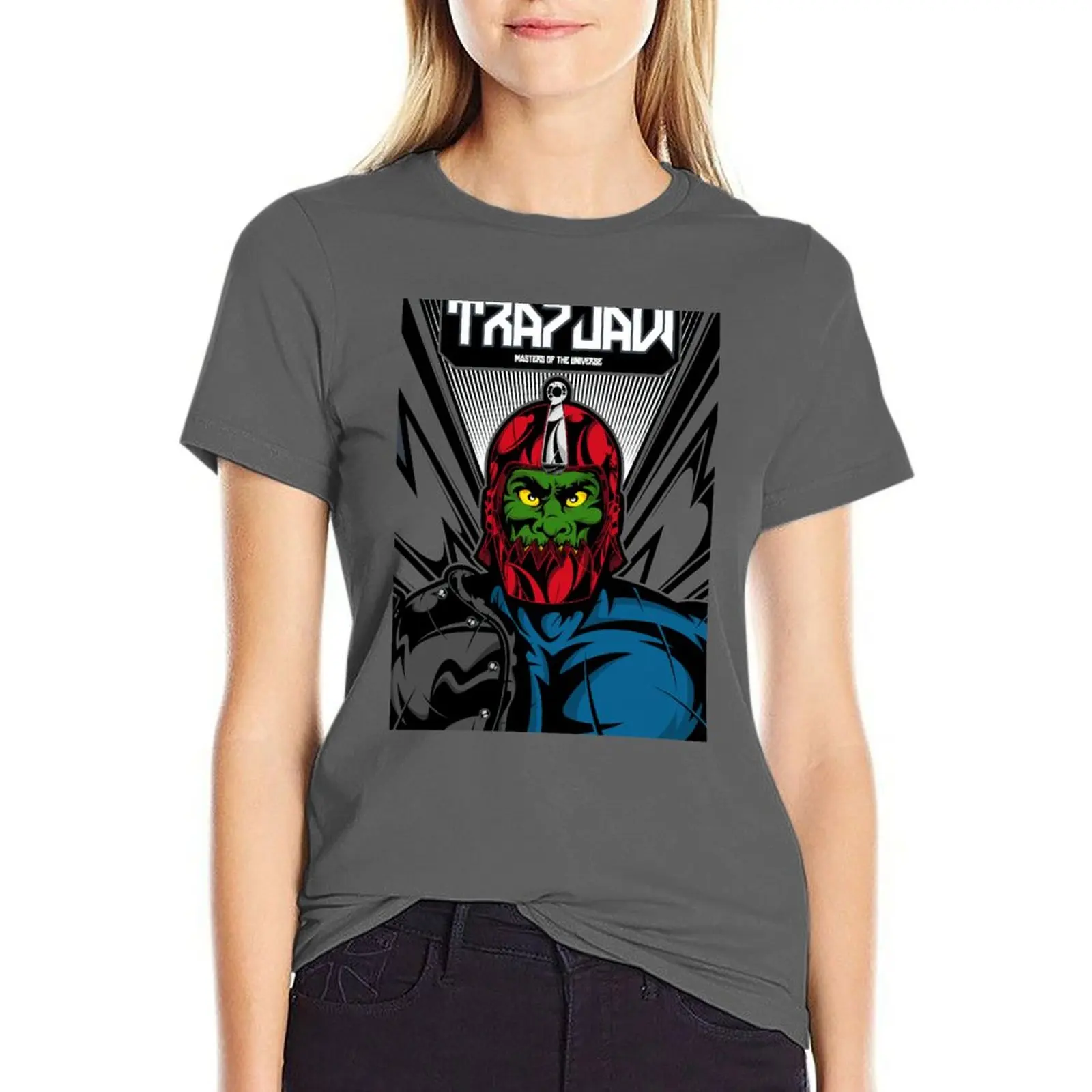 Trap Jaw T-Shirt Summer Top Cute Top Camicetta Top Donna