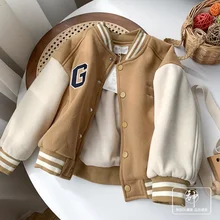 2021 Children's Winter Jacket Baseball Suit Bomber Tiny Cottons Kids Clothes For Teen Quilted Coats And Jackets 13 Year Old Girl