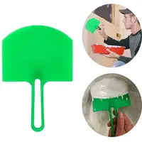2Pcs Curved Bucket Scoop Putty Board Plaster Trowel Paint Scrapers Brushes Scraping Decals Patch Construction Applicator Board 1