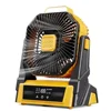 Portable Camping Fan with Lights 20000mAh Rechargeable Battery Operated 3 Speeds Outdoor Tent Fan – Powerful Airflow and LED 1
