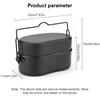 Leakproof Storage Aluminum Picnics Box Heat Resistant Insulated Lunch Box for Work and Study Meals 6