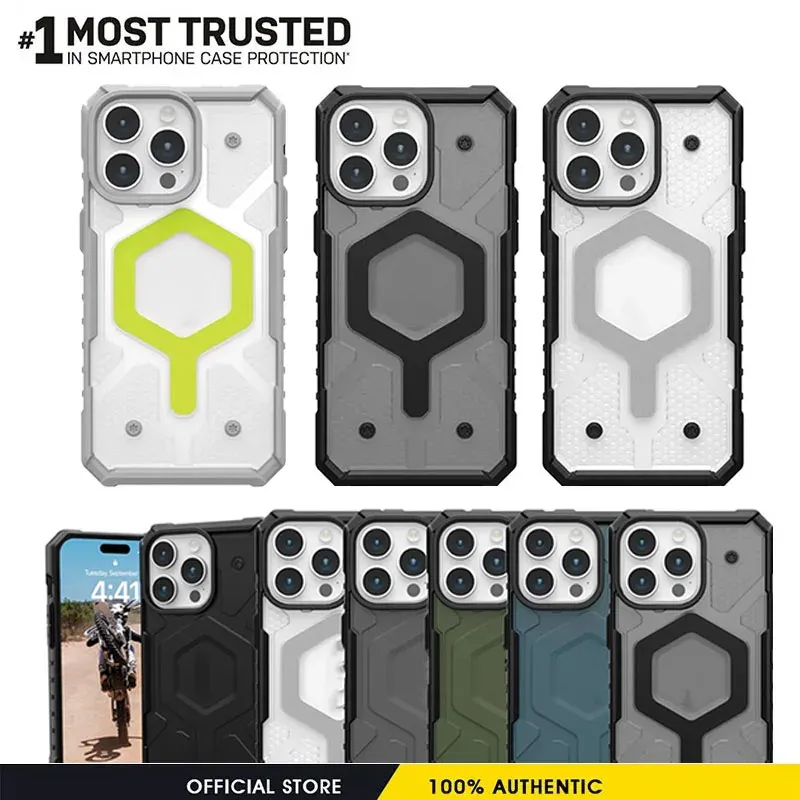  Original PathFinder for MagSafe Clear Cover for iPhone 16 Pro Max 15 14 13 12 15Pro 16Pro Shockproof Magnetic Protector Case 