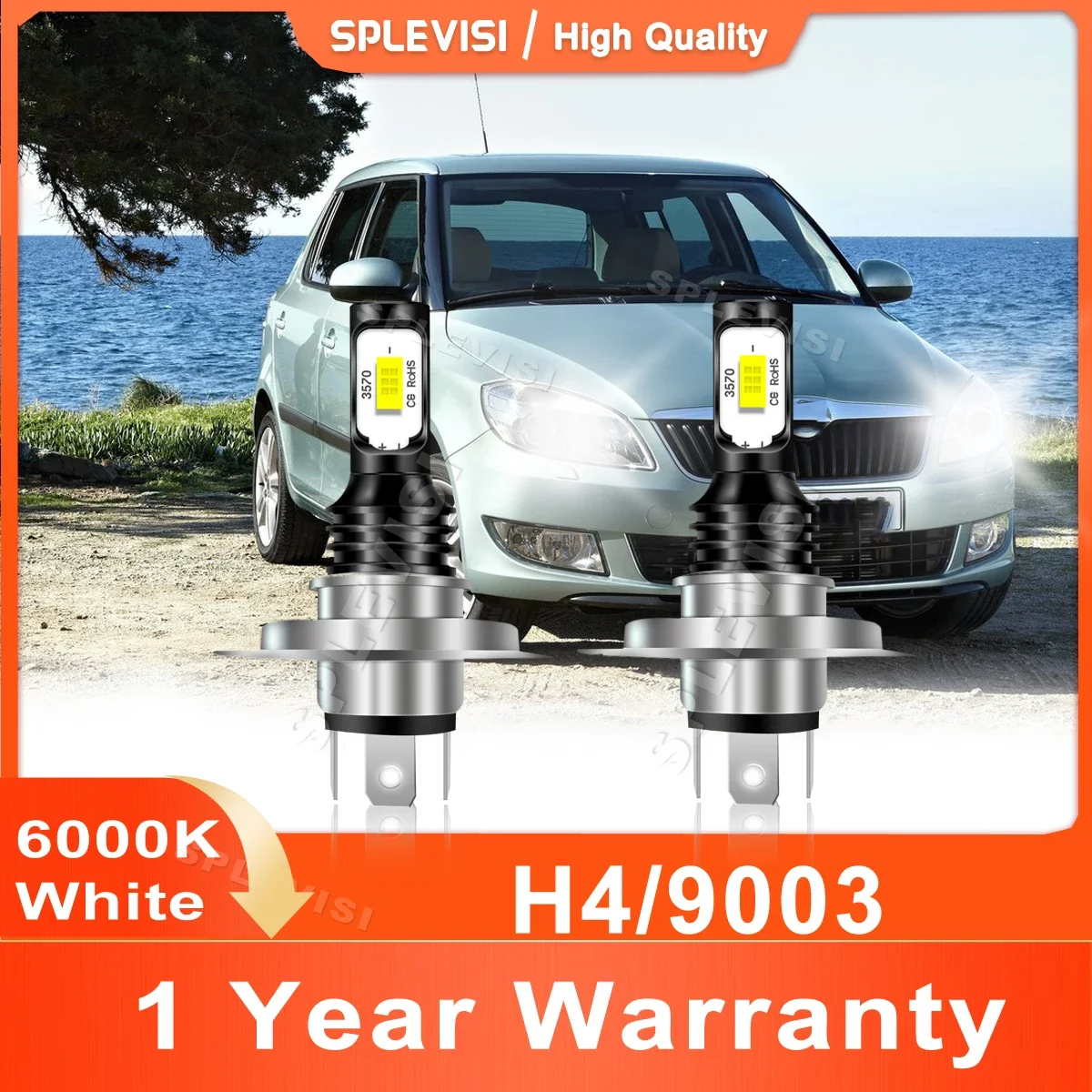 Pack LED SKODA FABIA II (542) 1.4 TDI (2007 à 2010) – Pack Complet