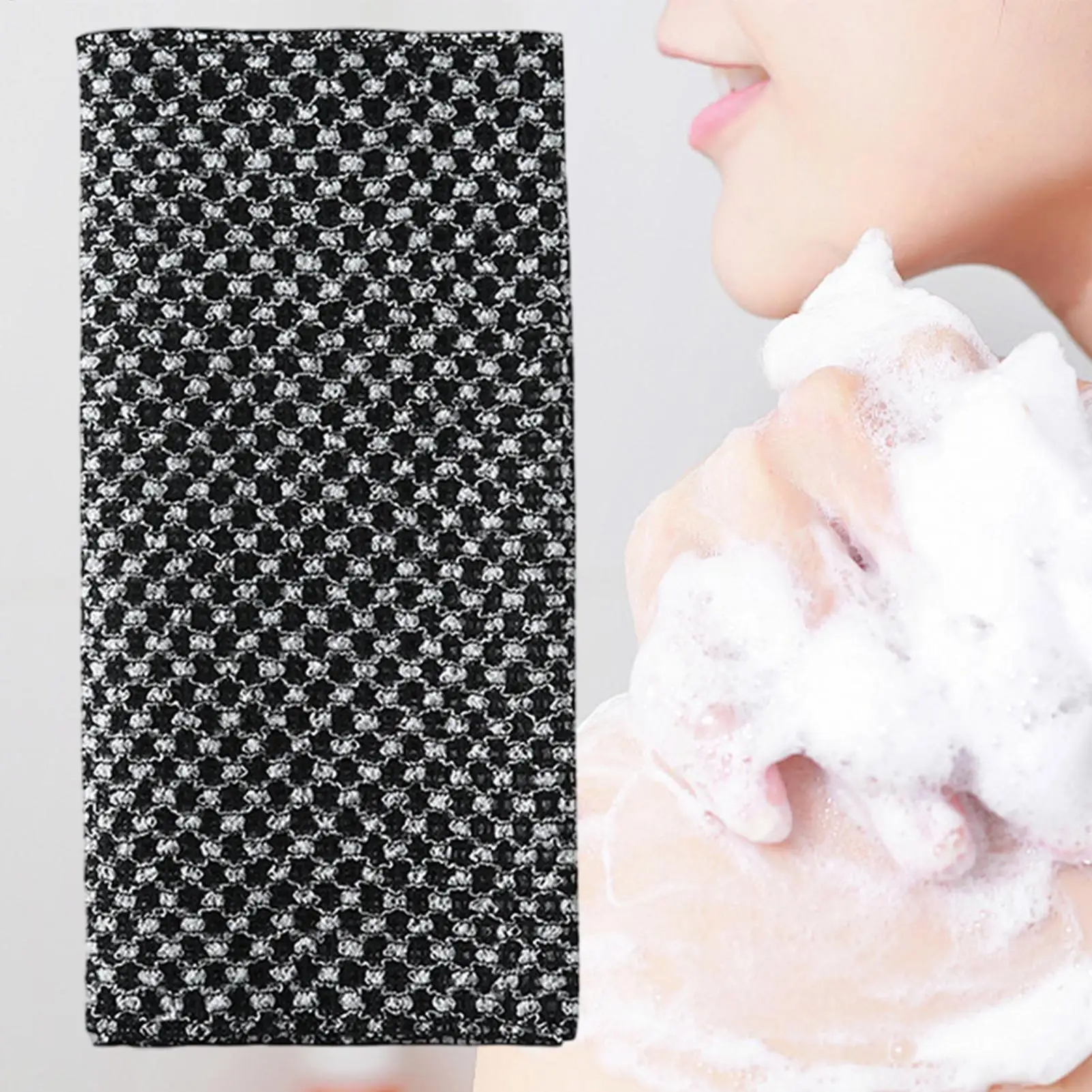 Body Exfoliator Towel Bath Body Back Wash Cloth Towel Bath Scrubber Exfoliating Scrub Shower Sponge Bathroom Accessories