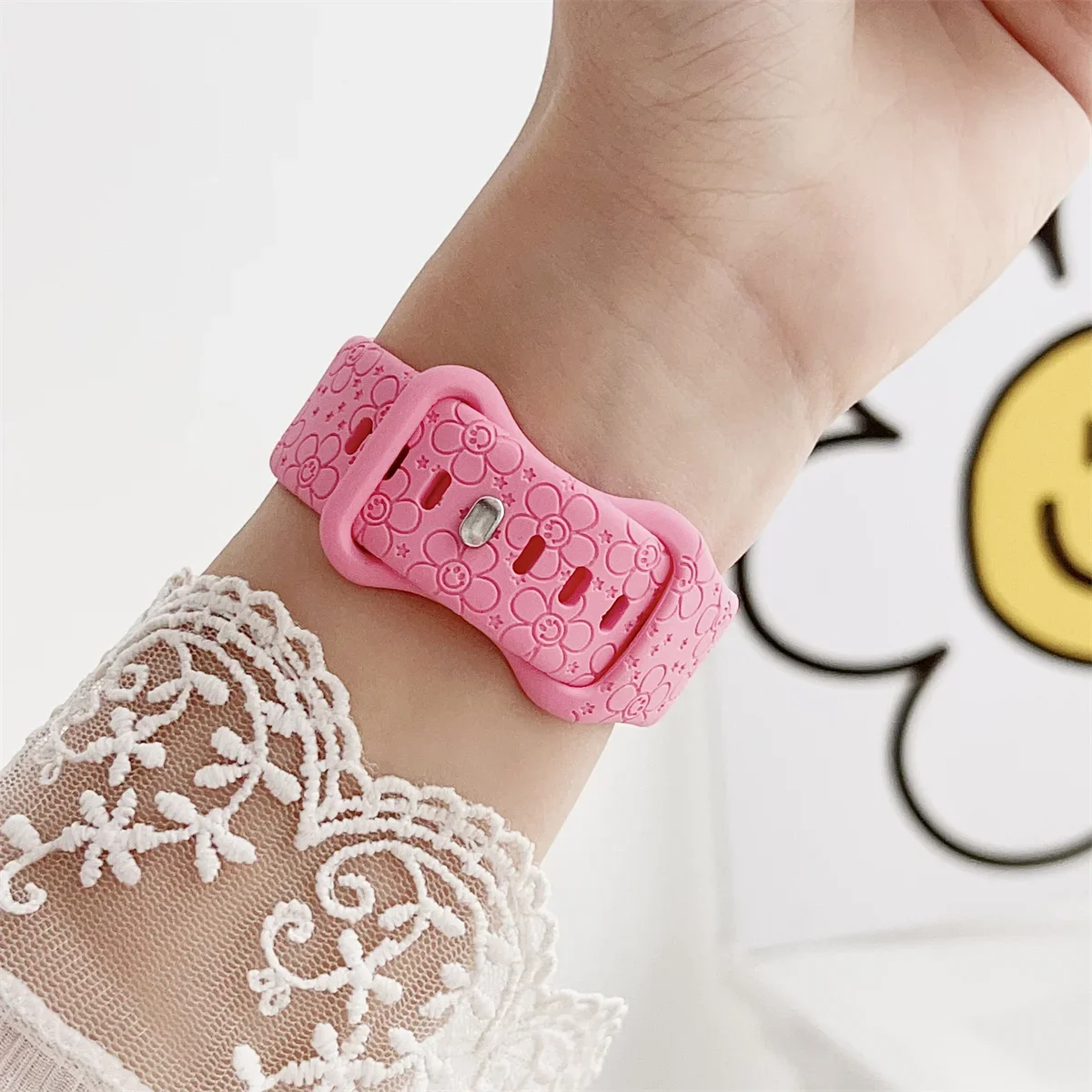 Watch Band For iWatch 42/44/45/49mm 38/40/41mm Silicone Fashion Watch Strap for Watch Series Ultra2 Se 9/8/7/6/5/4/3/2/1_voghion.com