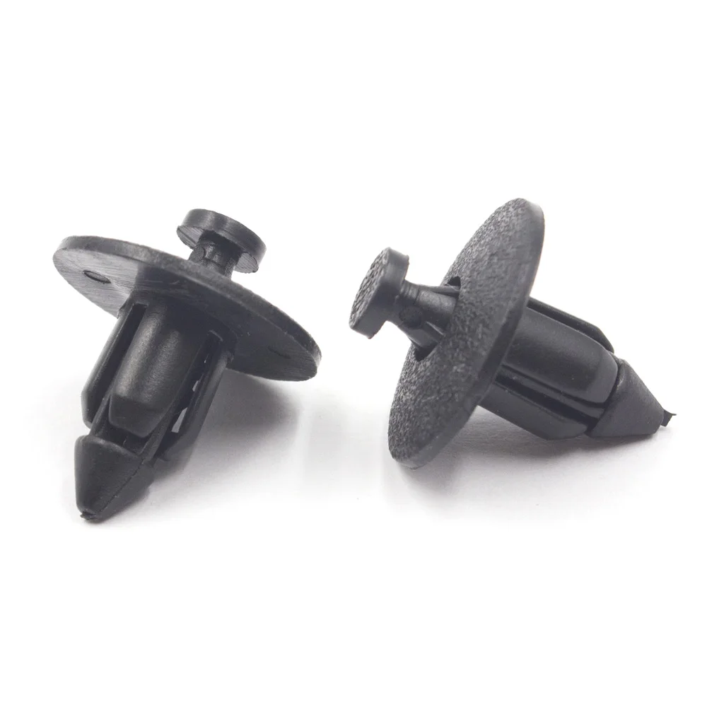 20 stücke Auto Innen Kunststoff Niet Fastener Clips Trim Blenden 8mm Loch Push-Schwarz Für Toyota Volvo 3541113