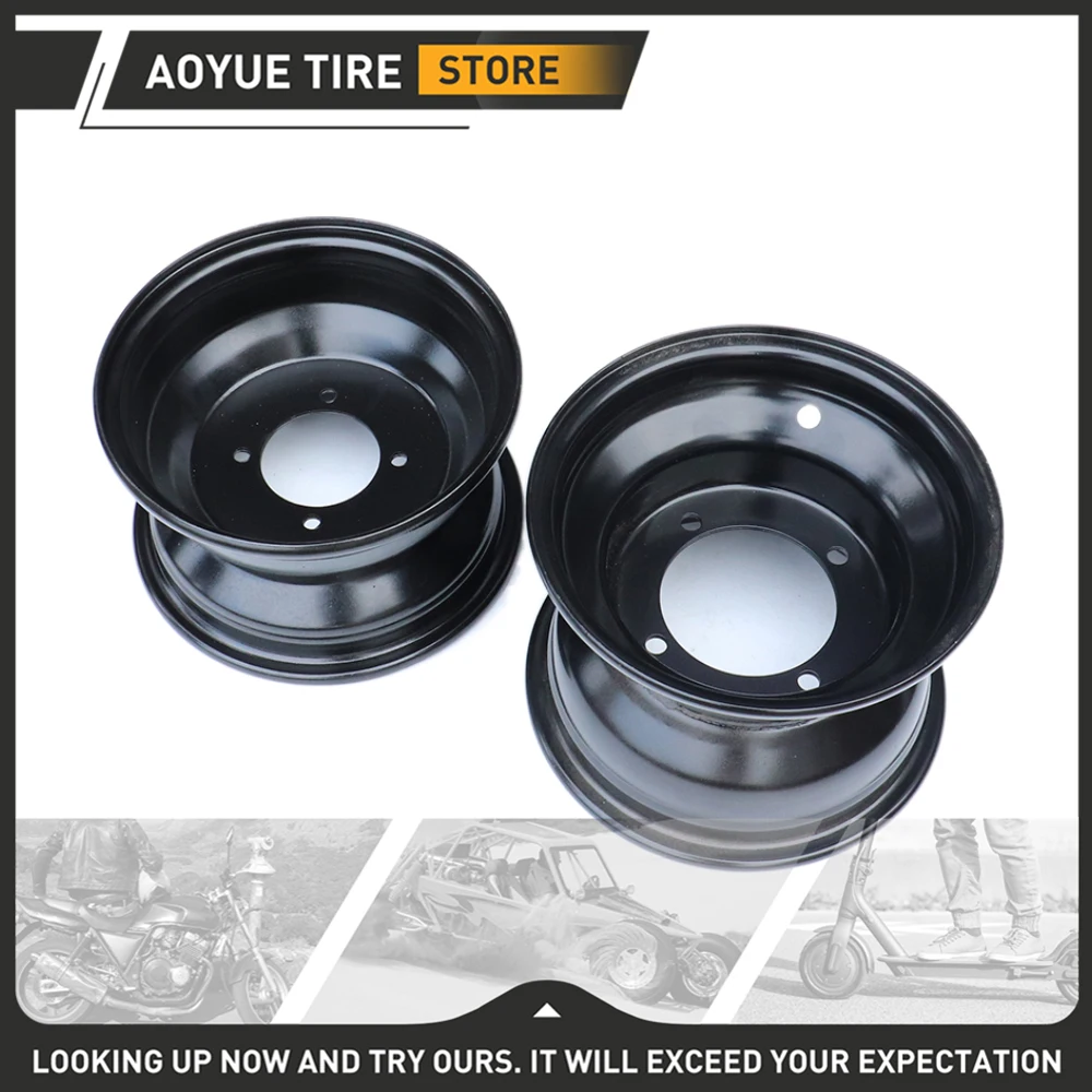 

19x7.00-8/18x9.5-8 Wheel Rim Hub 8 Inch Steel Front Rear Hub Four-wheeled ATV Buggy Karting Lawn Tire Bearing Accessories