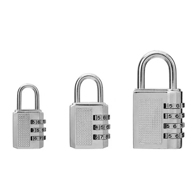 3 Digit Dial Combination Code Number Lock Padlock for Luggage Backpack Suitcase Drawer 5