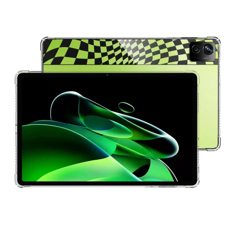Premium Silicone TPU Anti-Drop Tablet Case - Transparent, Soft, Shock-Absorbent