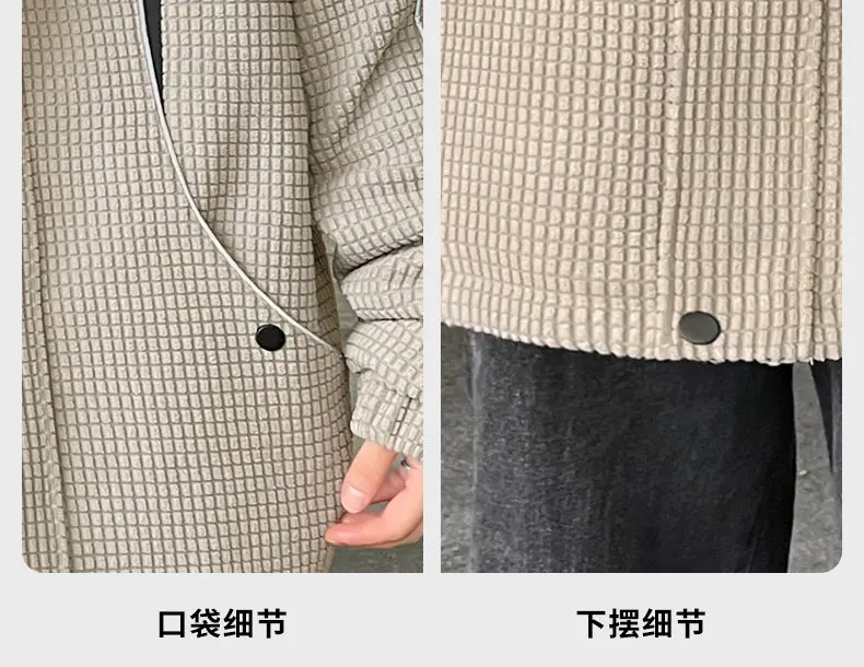 Winter Neue Ankunft Verdicken Polar Fleece Mit Kapuze Mantel für Männer und Jugend Streetwear Baumwolle Gefütterte Jacke Lose Warme Parkas Kleidung – Detail 6